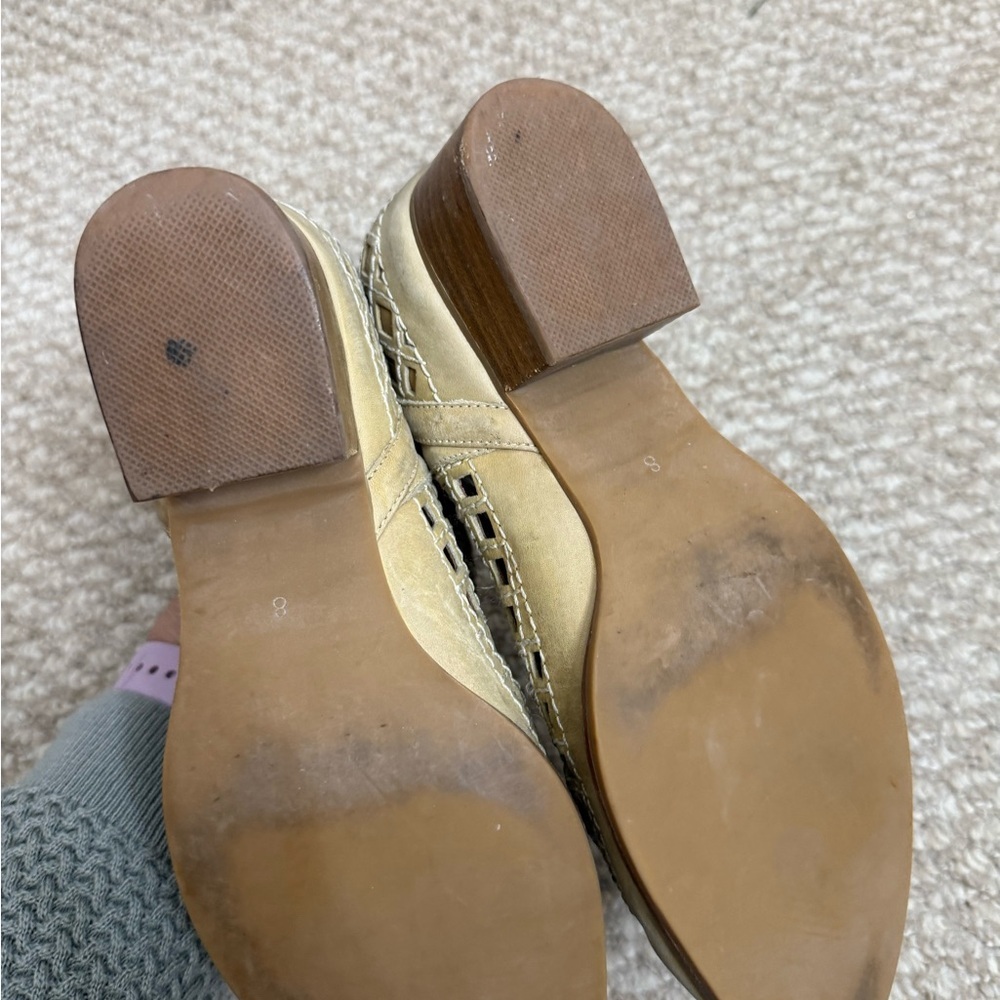 Jeffrey Campbell Taggart Taupe Cut Out Pointed Toe Western Booties size 8 - Picture 5 of 10